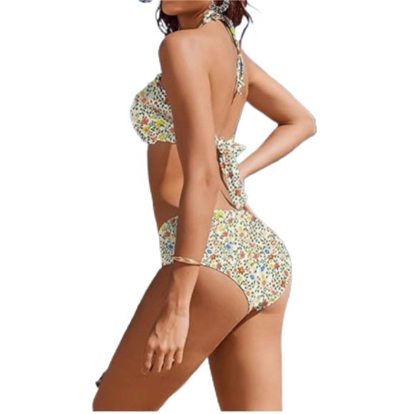 AI'MAGE Bikini Bandeau Swimswear with Removable Shoulder Straps/size: M - Picture 7 of 13